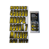 Hardline Products Letter Kit Yel/Blk, model YEBKG300, General Accesories