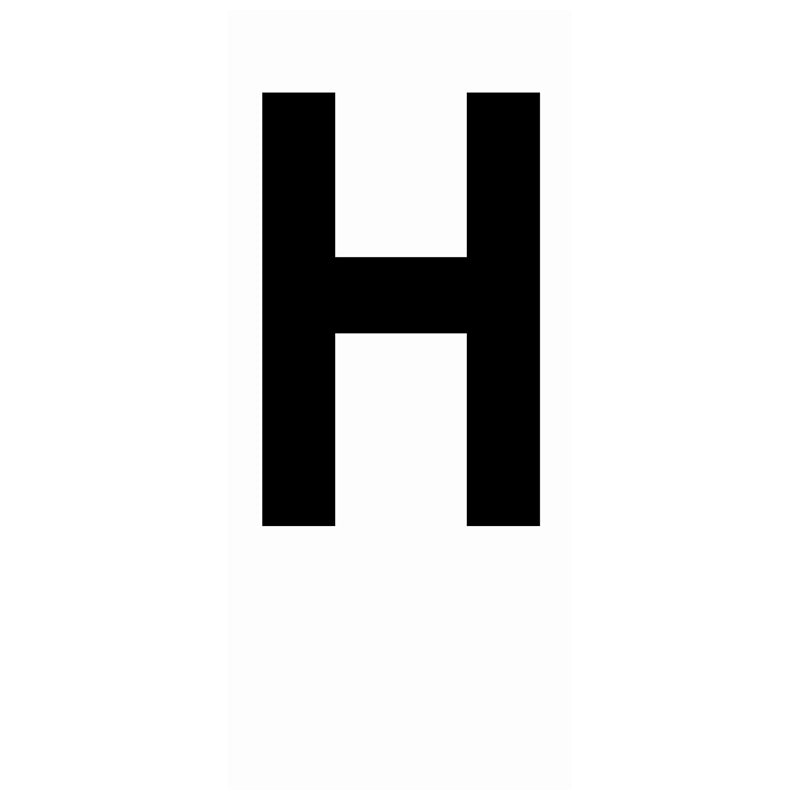 LETTER H MPN-17307