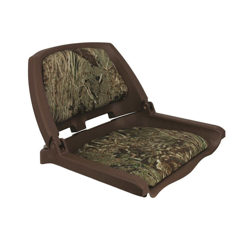 MOLDED FOLD BWN SEAT W/CAMO DUCK BLIND MPN-1061108-C