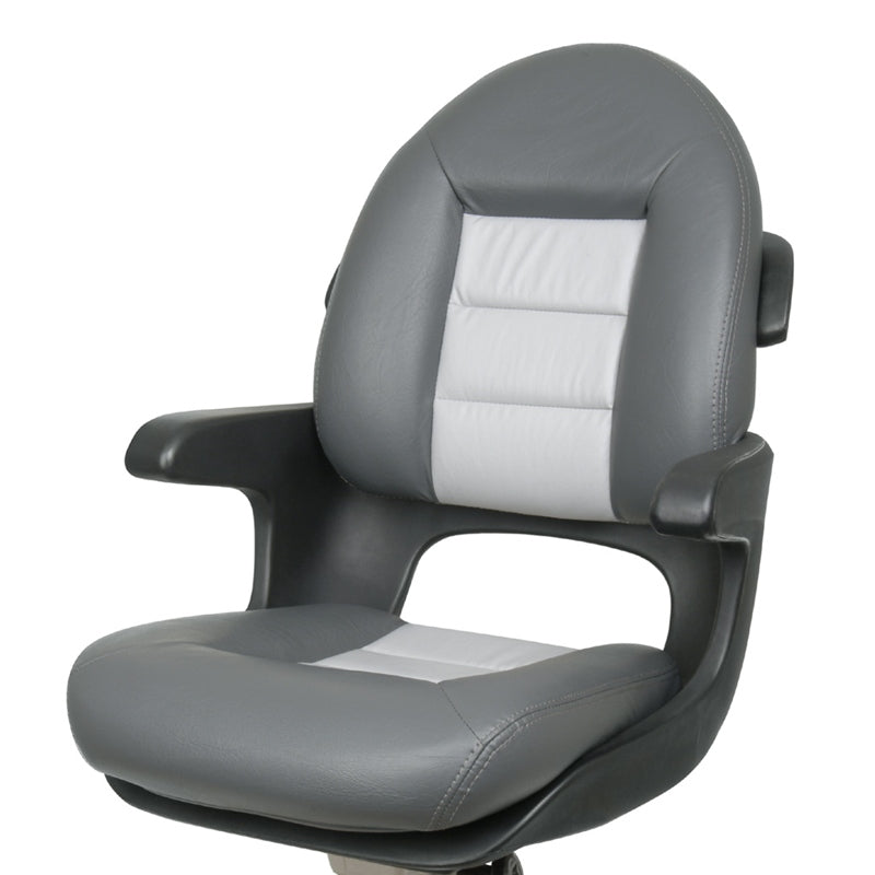 ELITE HIGH BACK HELM SEAT CHRCOAL/GRY MPN-57017