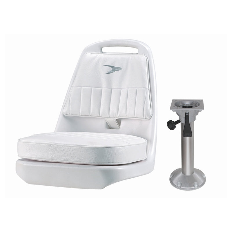 Springfield Marine Pilot Seat with 15" Ped, model SEAT PKG #1, Chairs
