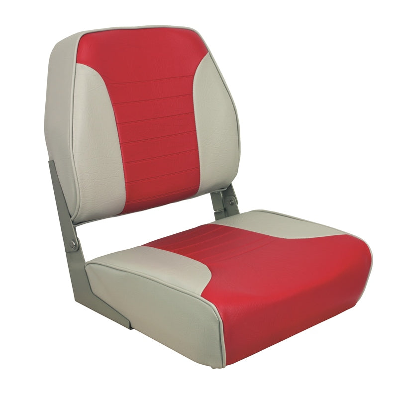 STD FOLD DOWN SEAT GRY/RED MPN-1040655