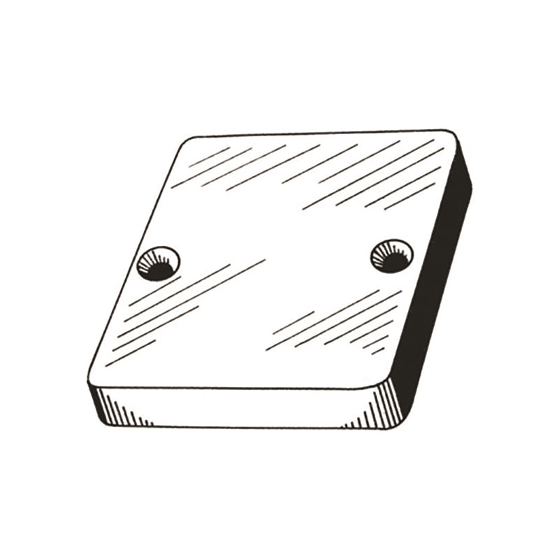 MRC I/O SQUARE PLATE ZNC MPN-34762