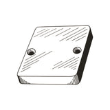 MRC I/O SQUARE PLATE ZNC MPN-34762