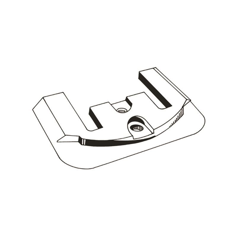 MRC BRAVO I/O PLATE ZINC MPN-821630