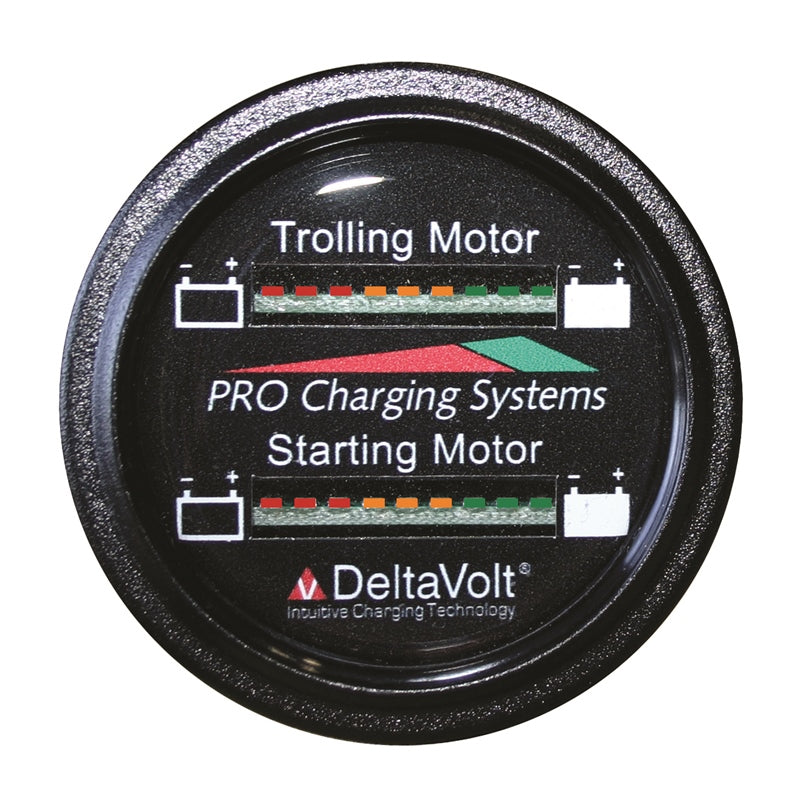 BATT FUEL GAUGE 12V START & 24V TROLL