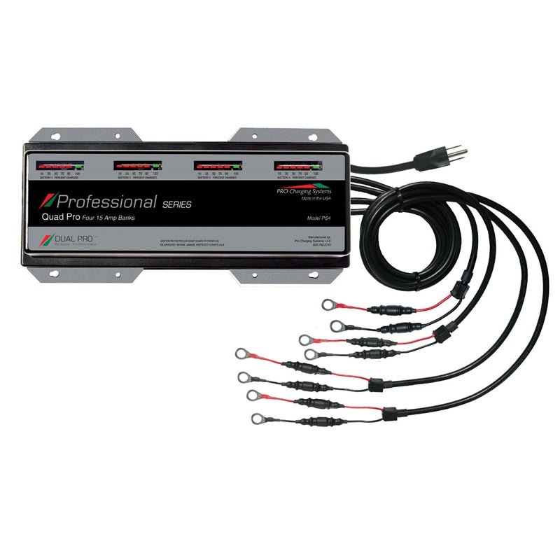 Pro Charging Systems Pro Series Batt Charger 4-Bank 60A, model PS4, Battery Chargers