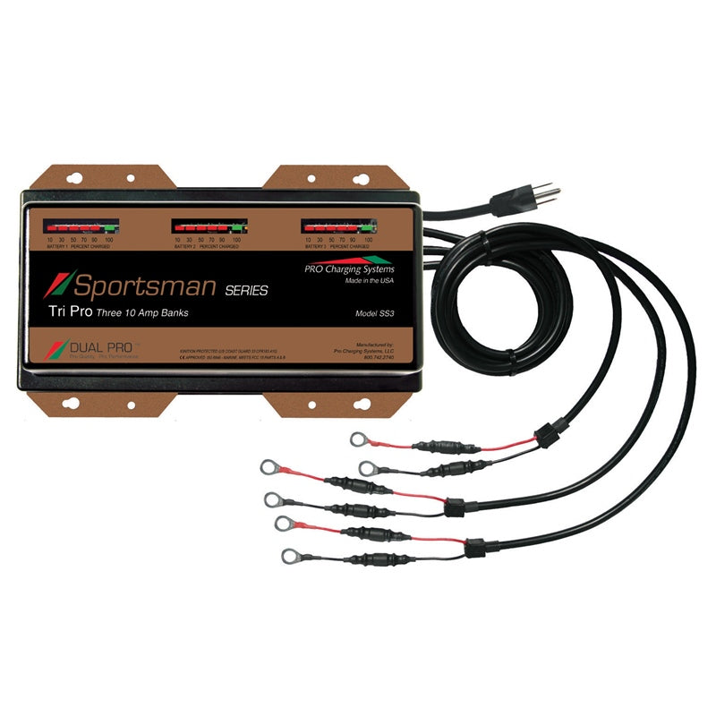 SPORTSMAN BATT CHARGER 3-BANK 30A