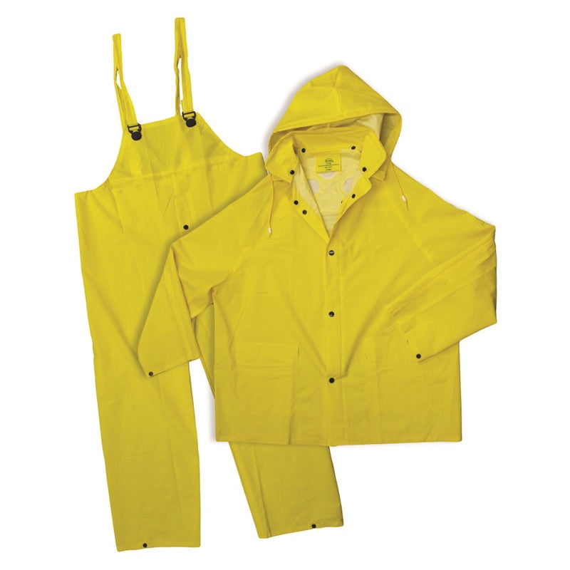 RAINSUIT YLW W/HOOD XL