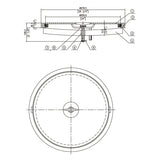 TH MANHOLE TOP ASSEMBLY 24R MPN-TH430-TOP24