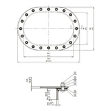 GASKET BUNA-N MULTI BOLT MPN-MB-G1523-RSD