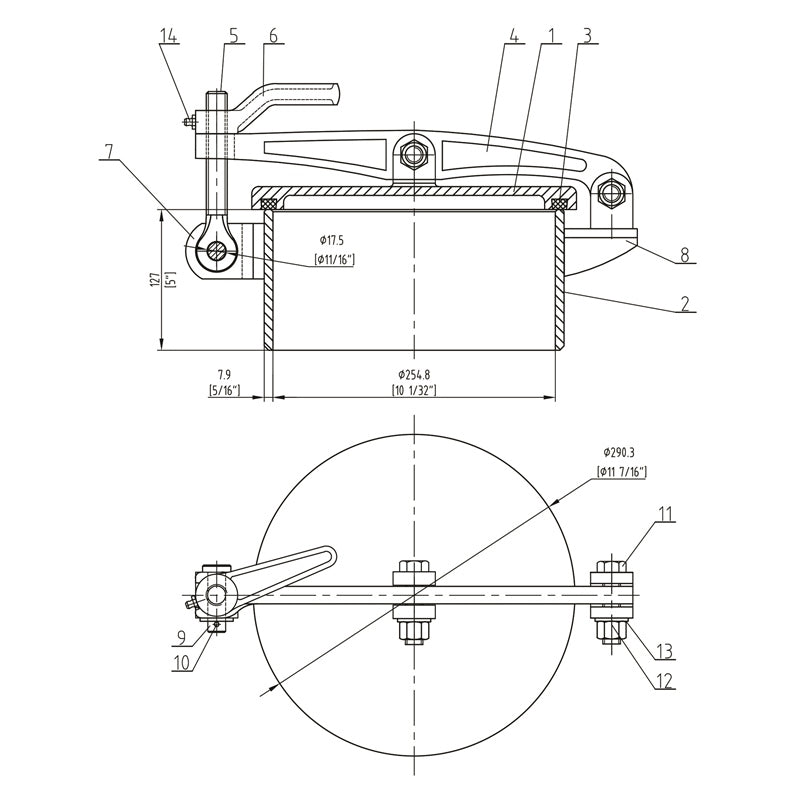 ULLAGE 10" RSD-5"