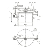 ULLAGE 08" RSD 5" SS