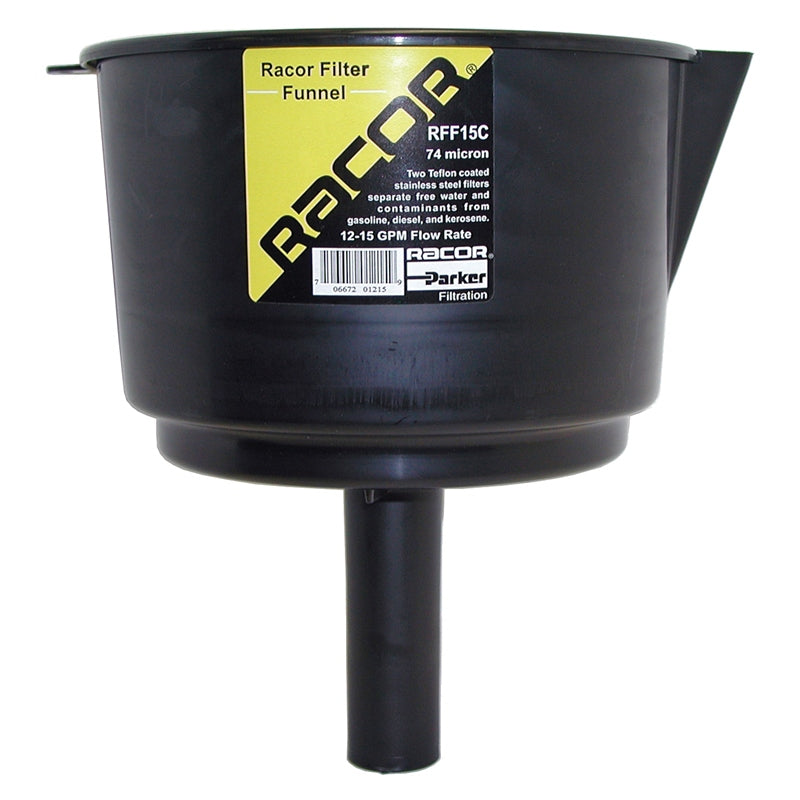 FUNNEL W/FILTER 15GPM MPN-RFF15C