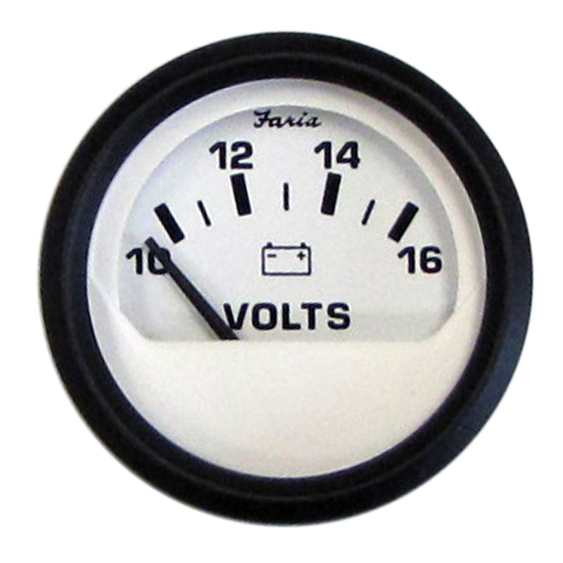 EURO WHT VOLT GAUGE MPN-12911