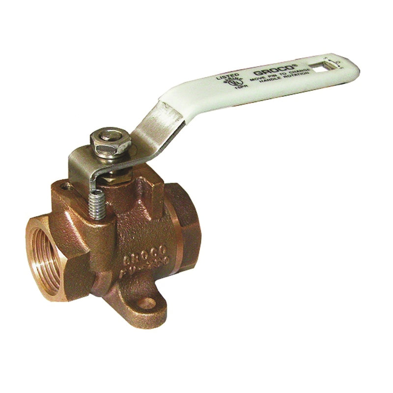 Groco Base/Mount Valve Wtr/Fuel 0.75" MPN - FV-750