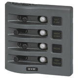 Blue Sea Systems 4 Switch Wd Panel Gray MPN - 4374-BSS