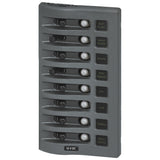 Blue Sea Systems 8 Switch Wd Panel Gray MPN - 4378-BSS