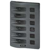 Blue Sea Systems 4 Switch Wd Panel Gray MPN - 4305-BSS