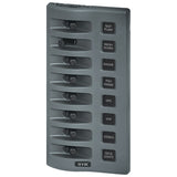 Blue Sea Systems 8 Switch Wd Panel Gray MPN - 4309-BSS