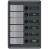 6 SWITCH WP PANEL - VER. MPN-8053-BSS