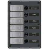 Blue Sea Systems 6 Switch Wp Panel - Ver. MPN - 8053-BSS