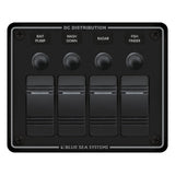 Blue Sea Systems Panel H20 12V 4POS MPN - 8372-BSS