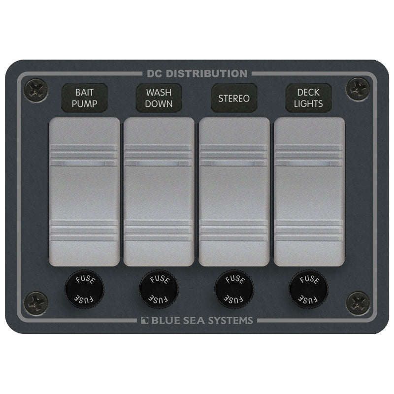 Blue Sea Systems 4 Sw Wp Panel Vent Hor. MPN - 8262-BSS