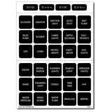 LABEL KIT BLK 30 LABELS MPN-4215-BSS