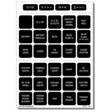 LABEL KIT BLK 60 LABELS MPN-4216-BSS