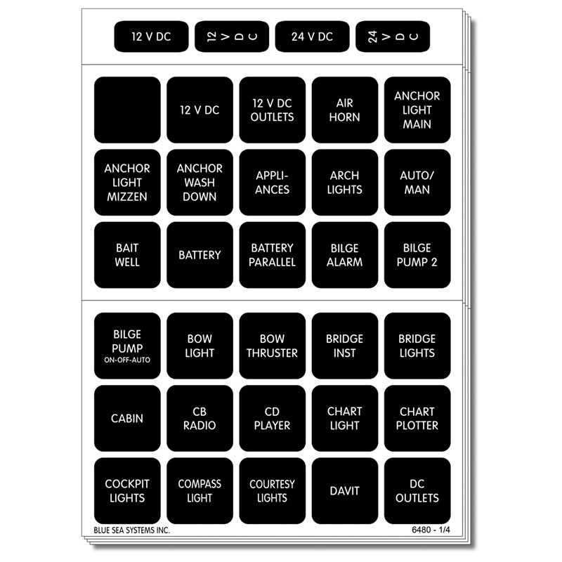 LABEL KIT BLK 120 LABELS MPN-4217-BSS