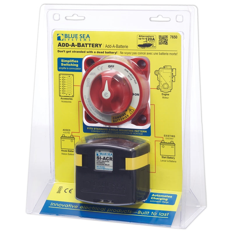 Blue Sea Systems Solenoid/Battry Switch MPN - 7650-BSS