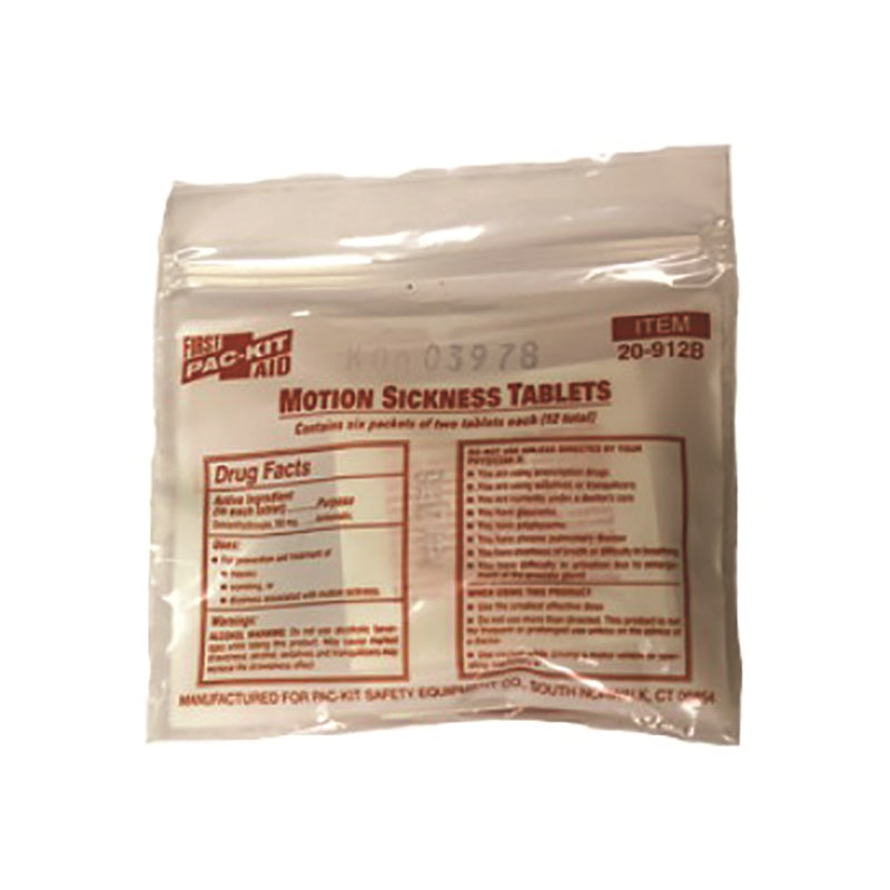 ANTI-SEASICKNESS PILLS / 12 PK MPN-50-20-912B