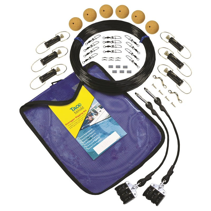 TACO Marine Outrigger Rigging Kit Dlx with Trp Pulley MPN - RK-0003MP