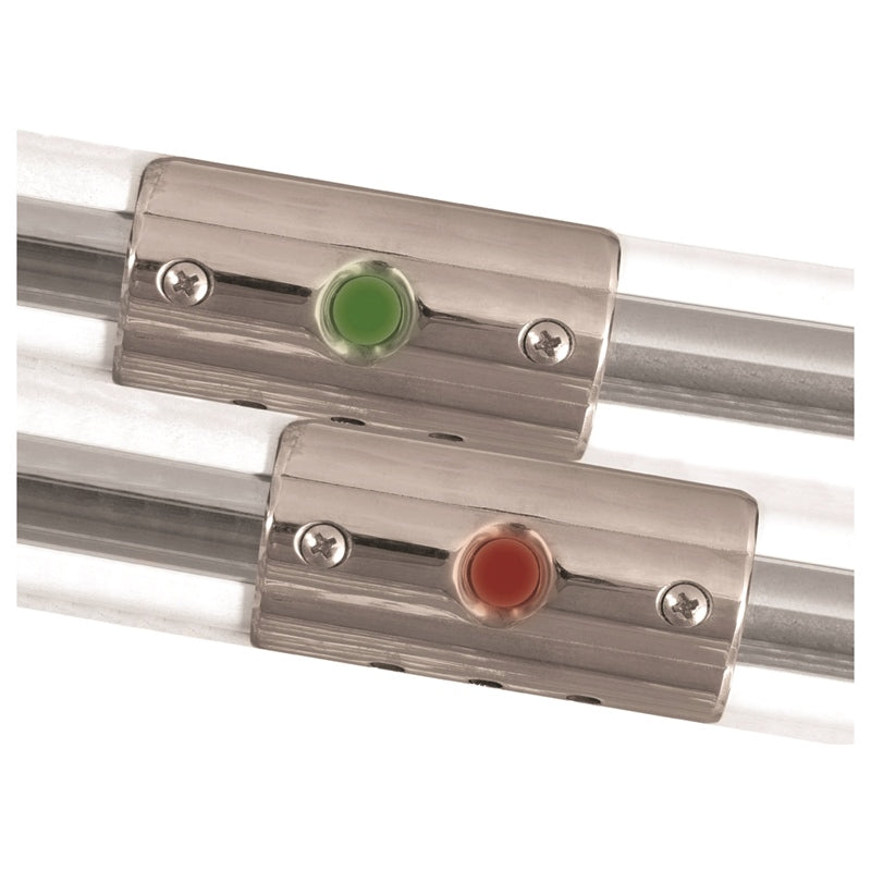 TACO Marine LED Hrz Nav Light Pair Rub Rail Mount MPN - F38-6602-1