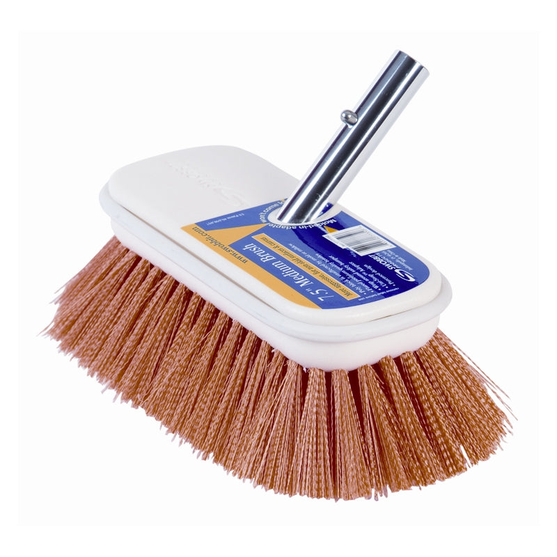 BRUSH MEDIUM 7.5" ORNG MPN-SW77350