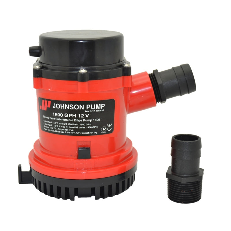 HD BILGE PUMP 1600GPH 12V MPN-16004-00