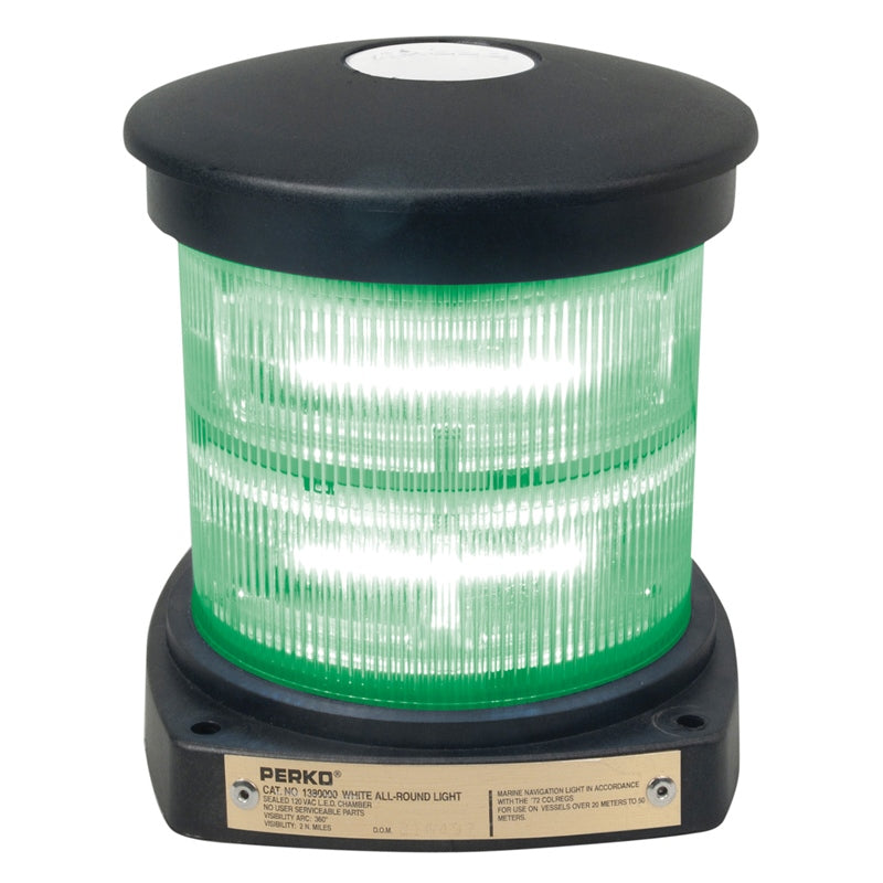 LED BLK/POLY ALL-ROUND LIGHT GRN MPN-1380 G00 BLK