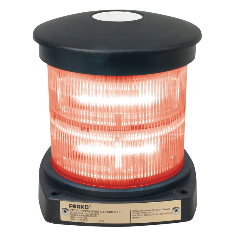 LED BLK/POLY ALL-ROUND LIGHT RED MPN-1380 R00 BLK