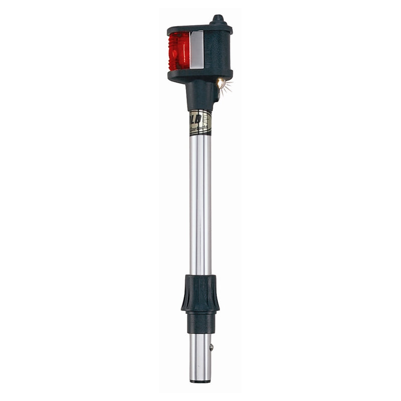 BI-COLOR POLE LIGHT W/UTILITY LIGHT 12"