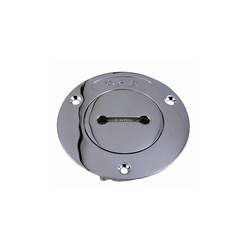 GAS DECK FILL NON-VENT CHR/BRZ 1.5"IPT MPN-0528 DPG CHR