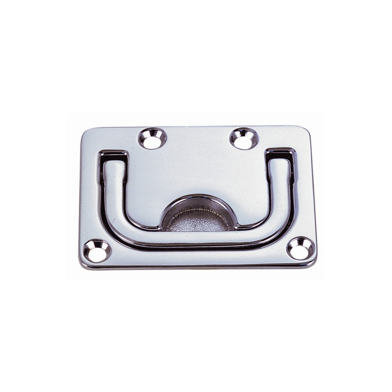 FLUSH HANDLE PULL CHR/BRZ 3.75"X2.75" MPN-0776 DP2 CHR
