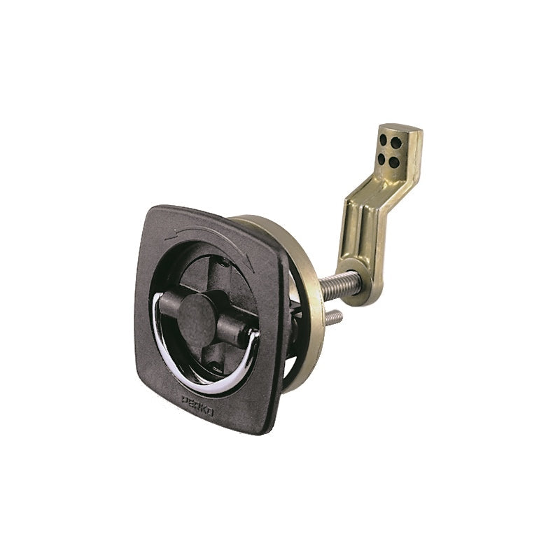 FLUSH LATCH BLK OFFSET CAM MPN-0932DP1BLK