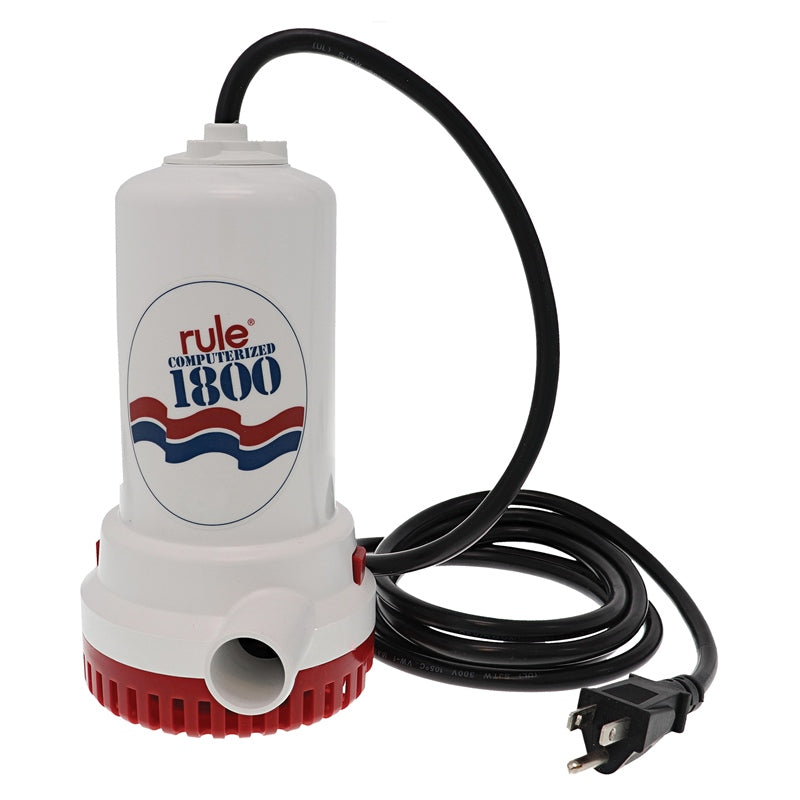 Rule Sump Pump 110V 1800GPH 24' Cord Bilge Pumps - view 2