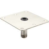 PIN BASE SS 7"X7" NYL/BSH THREADED