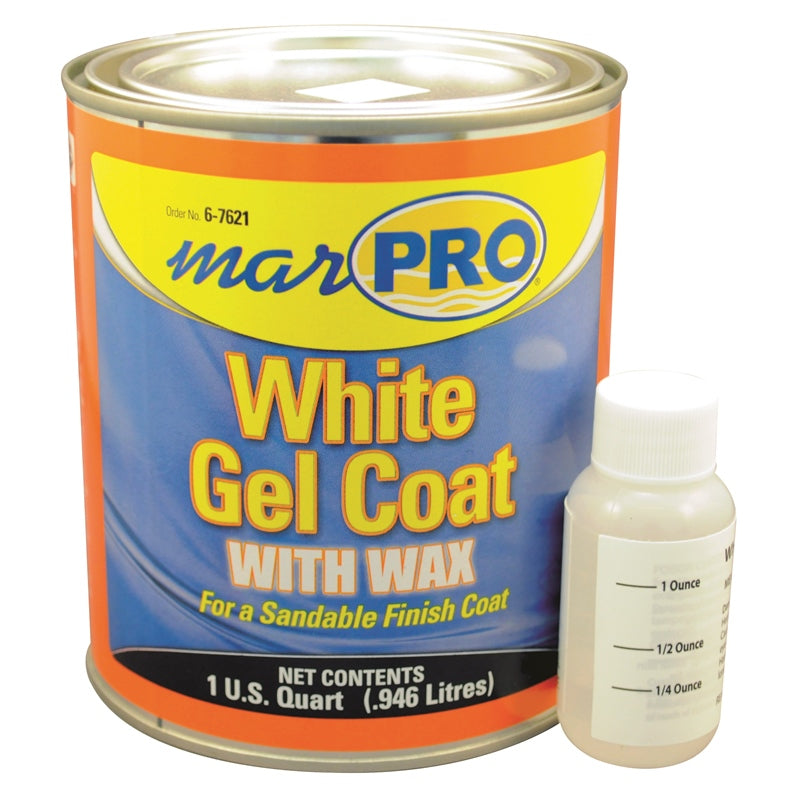 GELCOAT W/WAX WHITE QT MPN-2089706
