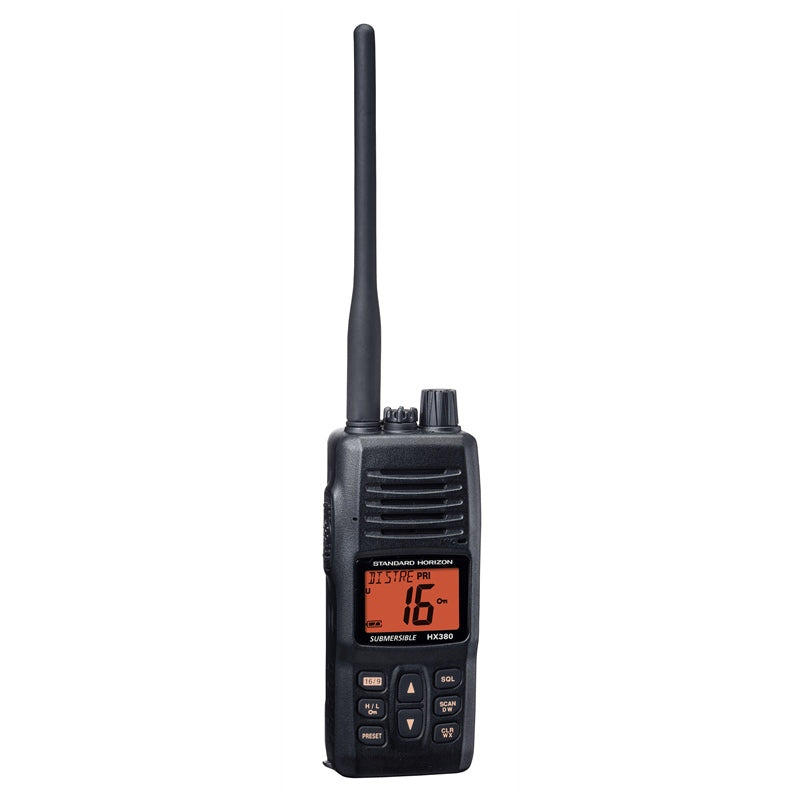 Standard Horizon Handheld Vhf Radio, model HX380, Electronics