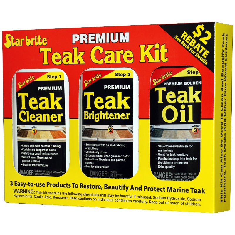 PREMIUM TEAK CARE KIT 3/PTS