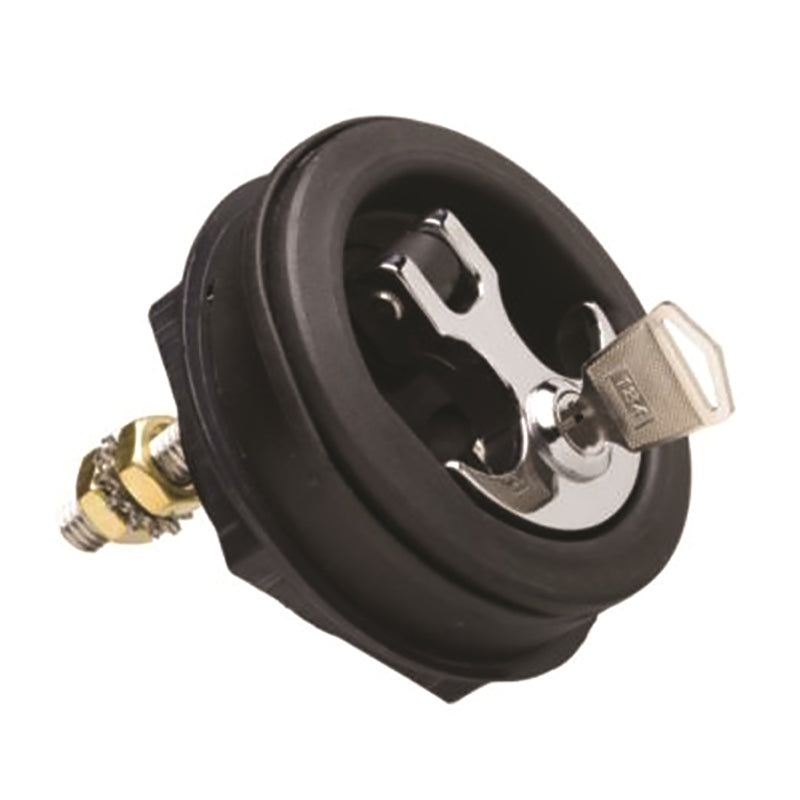 T-HANDLE CAM LATCH LOCKING BLK/CHR