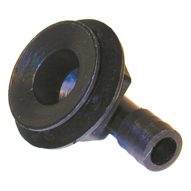 FLUSH DRAIN 90* CONCAVE HEAD BLK MPN-APD-190-DP